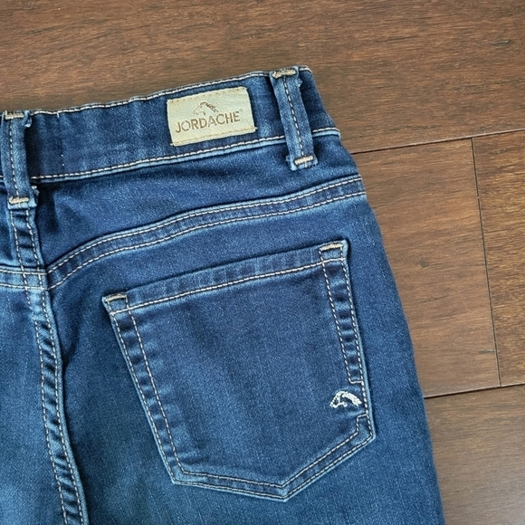 Jordache Super Skinny Snap-Up Jeans/Jeggings Girls Size 10 Adjustable Waist - Picture 6 of 10